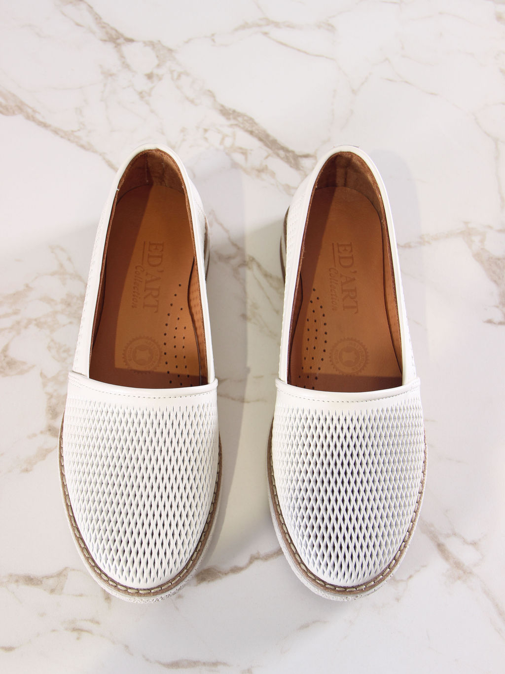 Лоферы EDART 110.rose be.Бежевый  фото 2