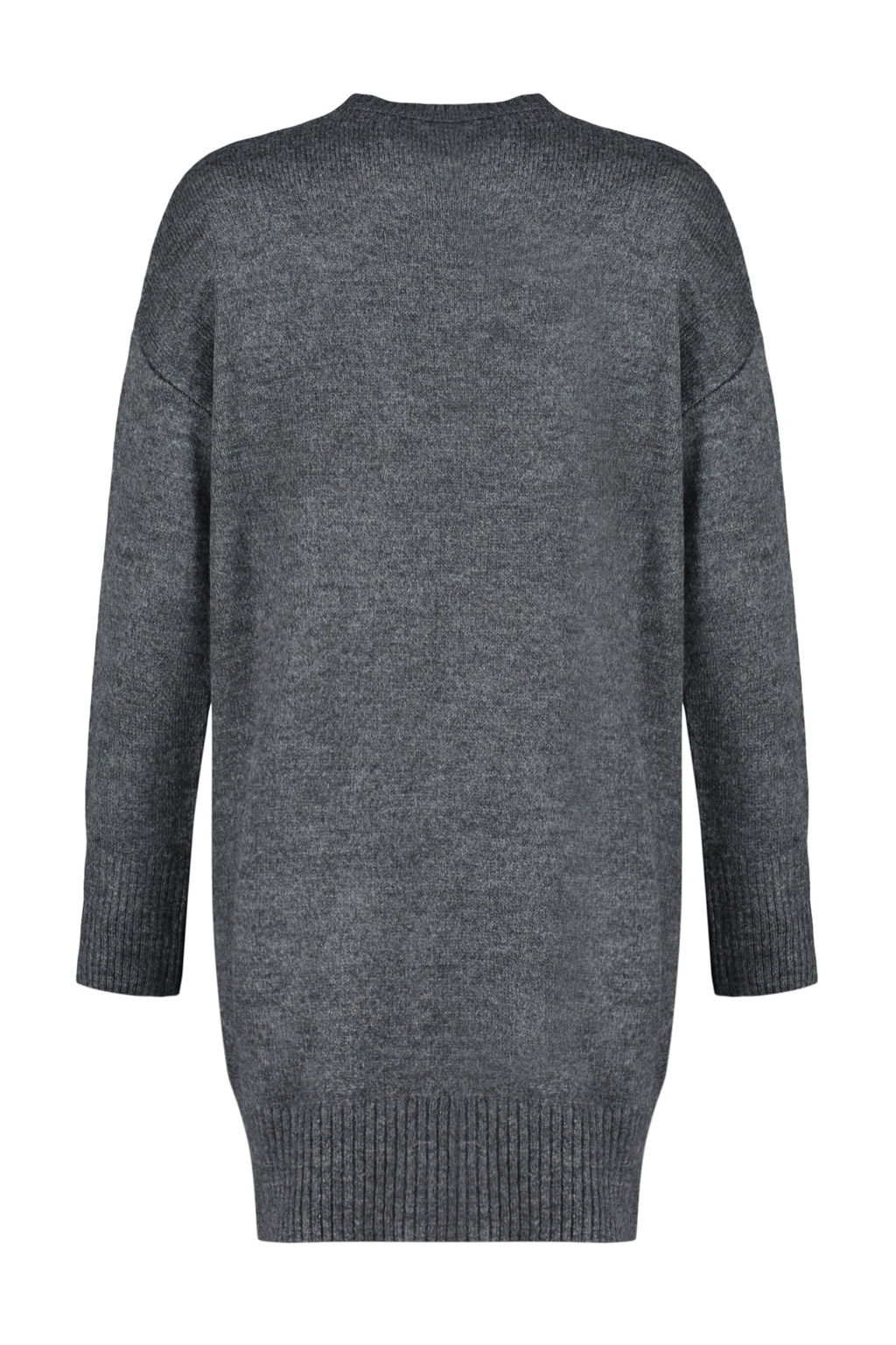 TRENDYOLMILLA Antrasit Mini Triko Super Genis Kal?p Yumusak Dokulu Elbise TWOAW24EL00035  фото 8