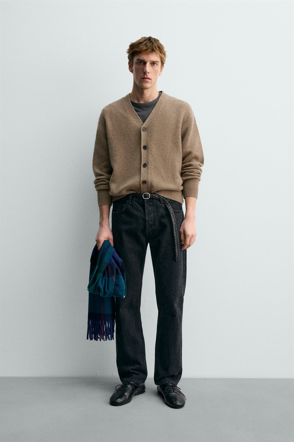 C?RDIGAN CASHMERE AARON LEVINE X ZARA / Marr?n / Topo