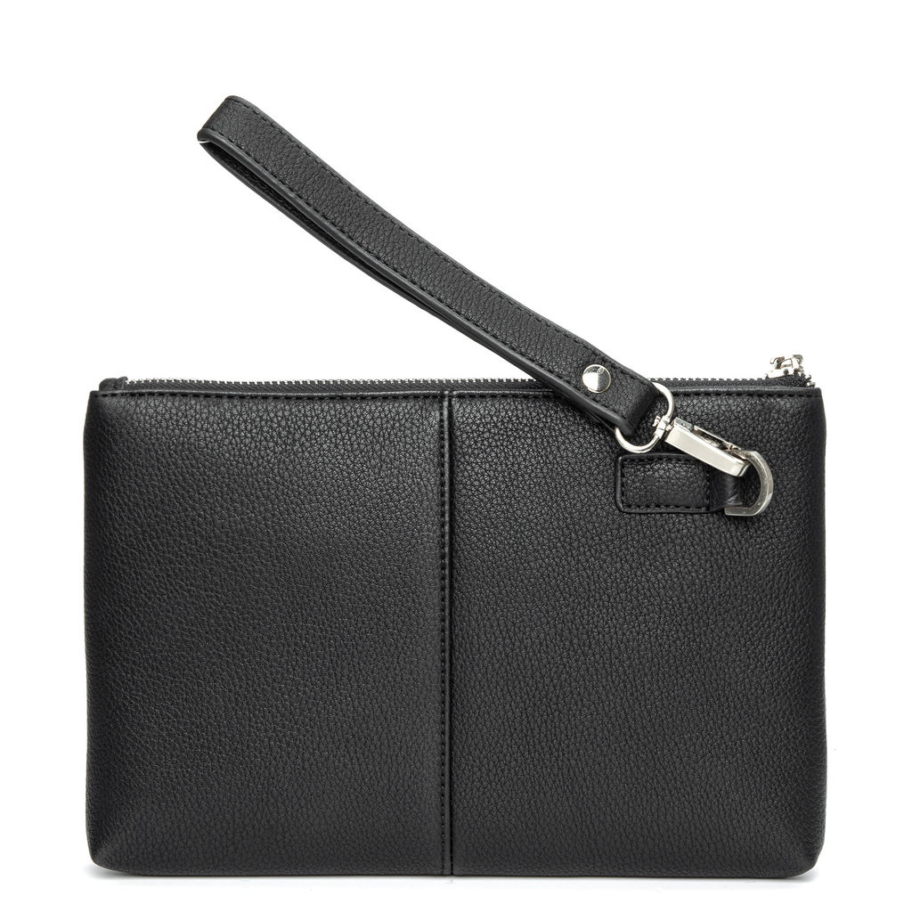 289-1 black, мужской клатч из экокожи Barcelo Biagi