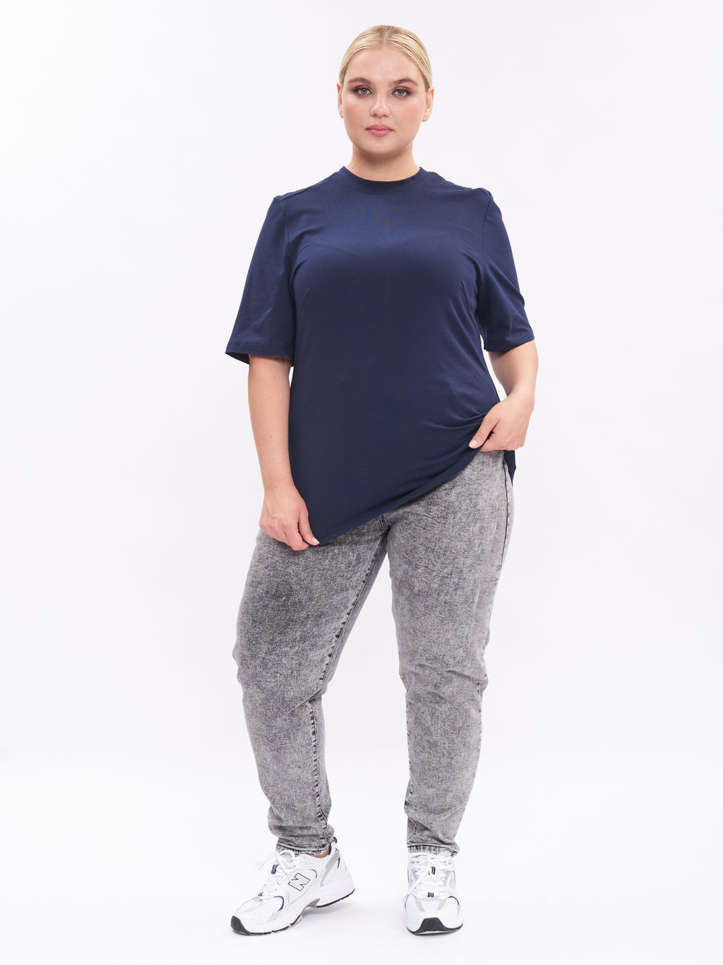 Футболка из хлопка FU21502DBL05 - Артесса фото 8