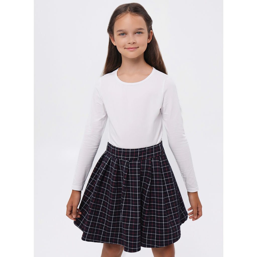 Юбка школьная футер 2х петля 1660320102