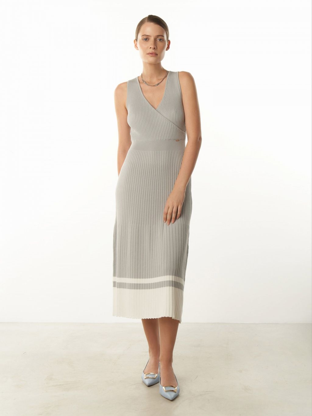 Conso/KDM 230774 - grey/milk Платье женское  фото 7