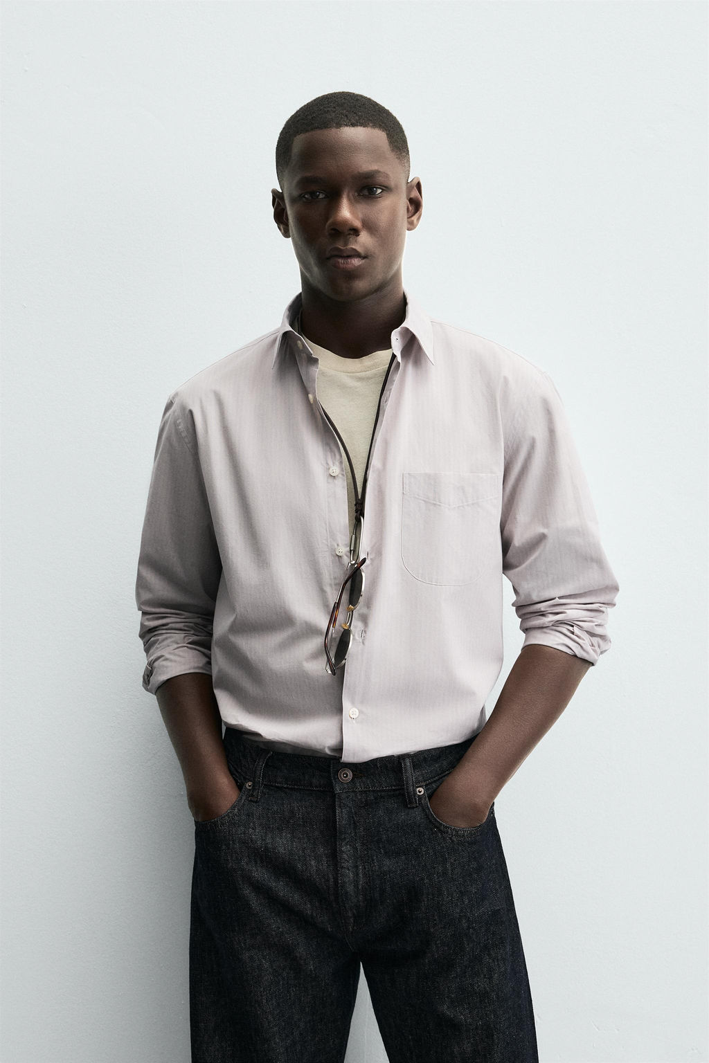 STRIPED JACQUARD SHIRT - Zara фото 2