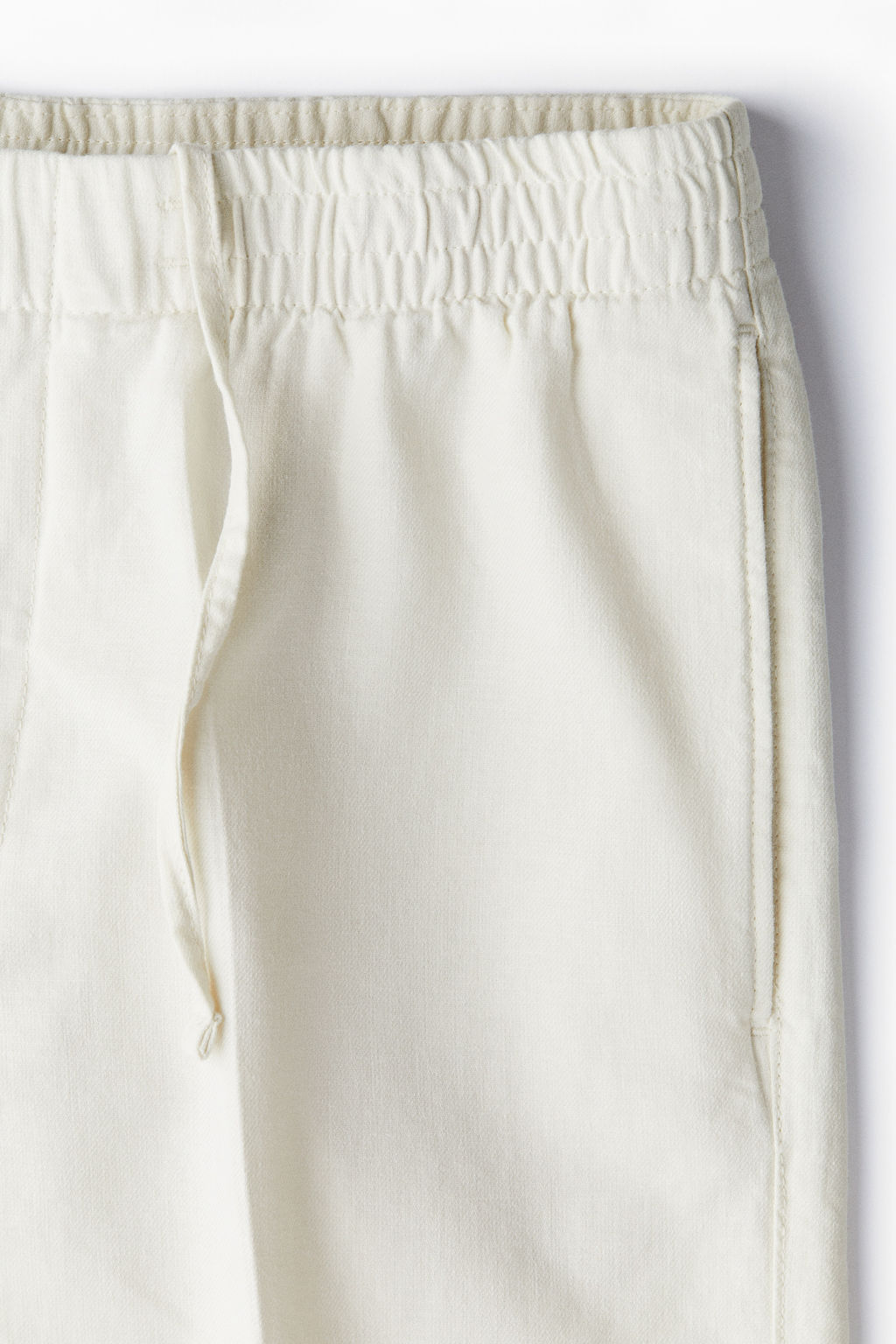 Pantal?n corto en mezcla de lino Regular Fit - H&m фото 6