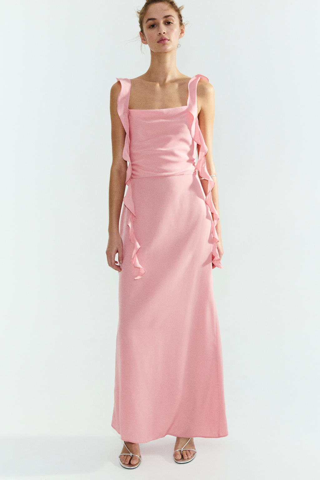 Vestido con paneles drapeados - H&m фото 4