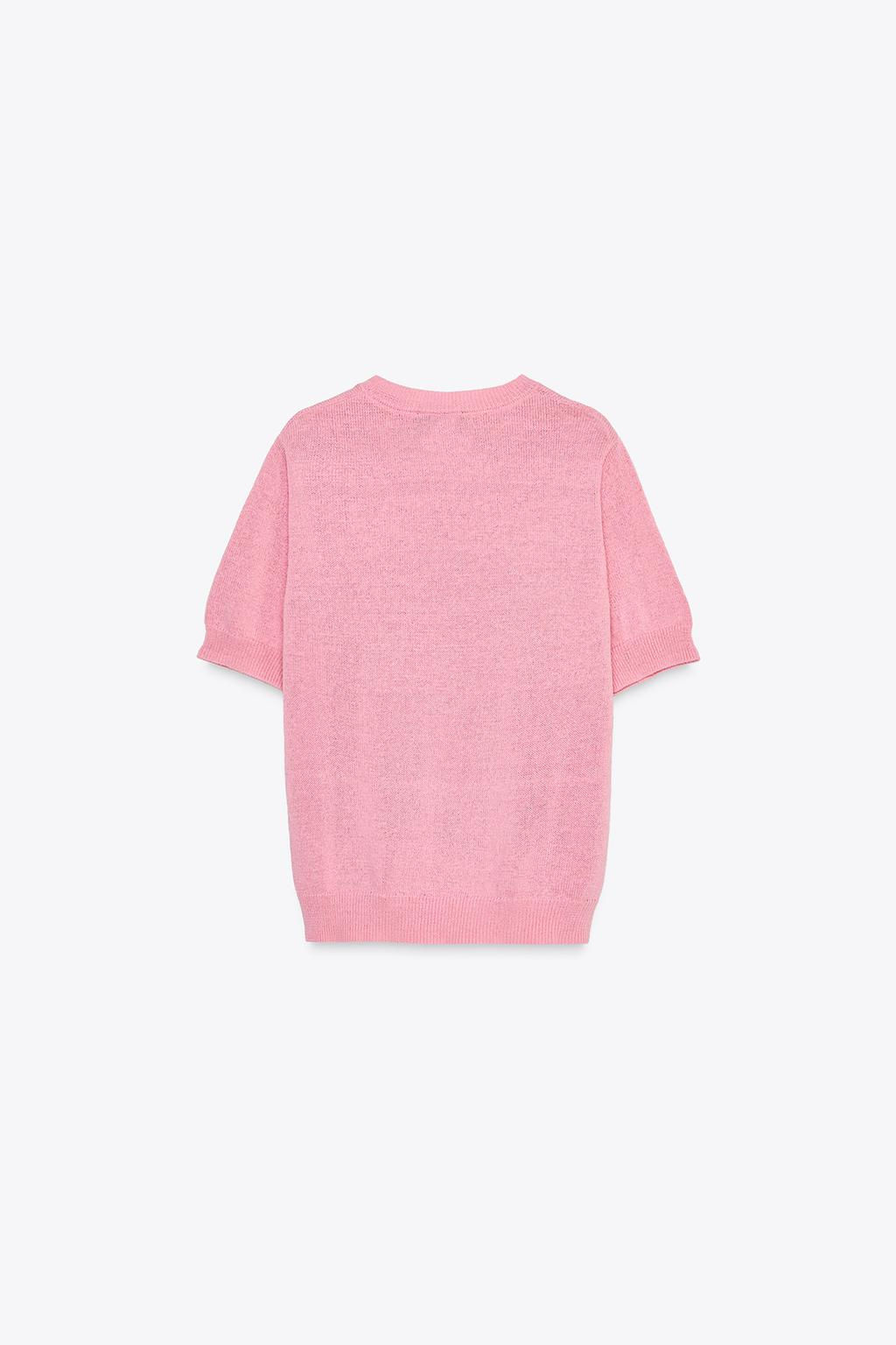 PLAIN RUSTIC KNIT TOP - Zara фото 4