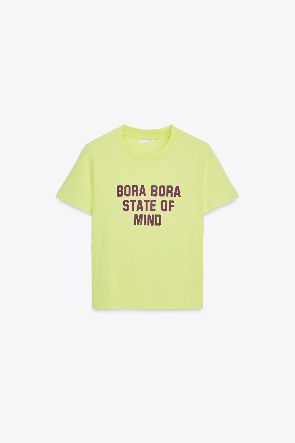 WASHED T-SHIRT WITH SLOGAN - Zara фото 26