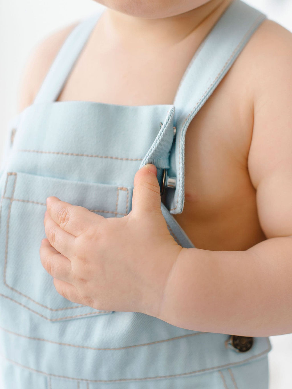 Полукомбинезон Летний джинс 0+ - Bungly фото 5