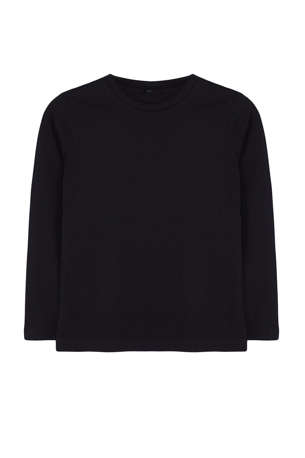 Lacivert*001 K?z Cocuk Duz Basic Bisiklet Yaka Pamuklu Orme T-Shirt TKDAW25TS00000 - Trendyolmilla фото 15