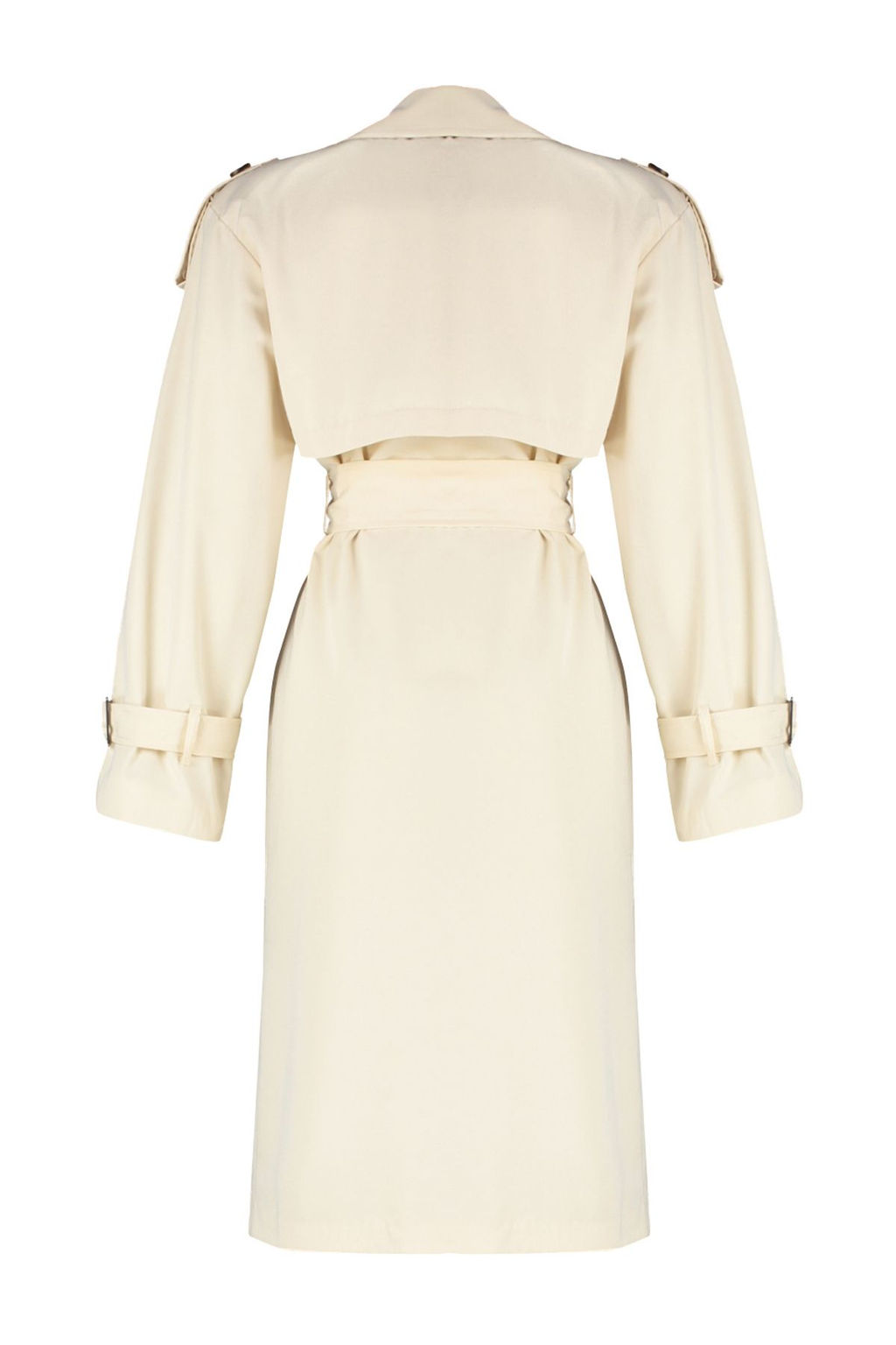 Trendyolmilla Haki Kemerli Ruzgarl?k Detayl? Su Itici Uzun Trenckot TWOSS21TR0005  фото 18