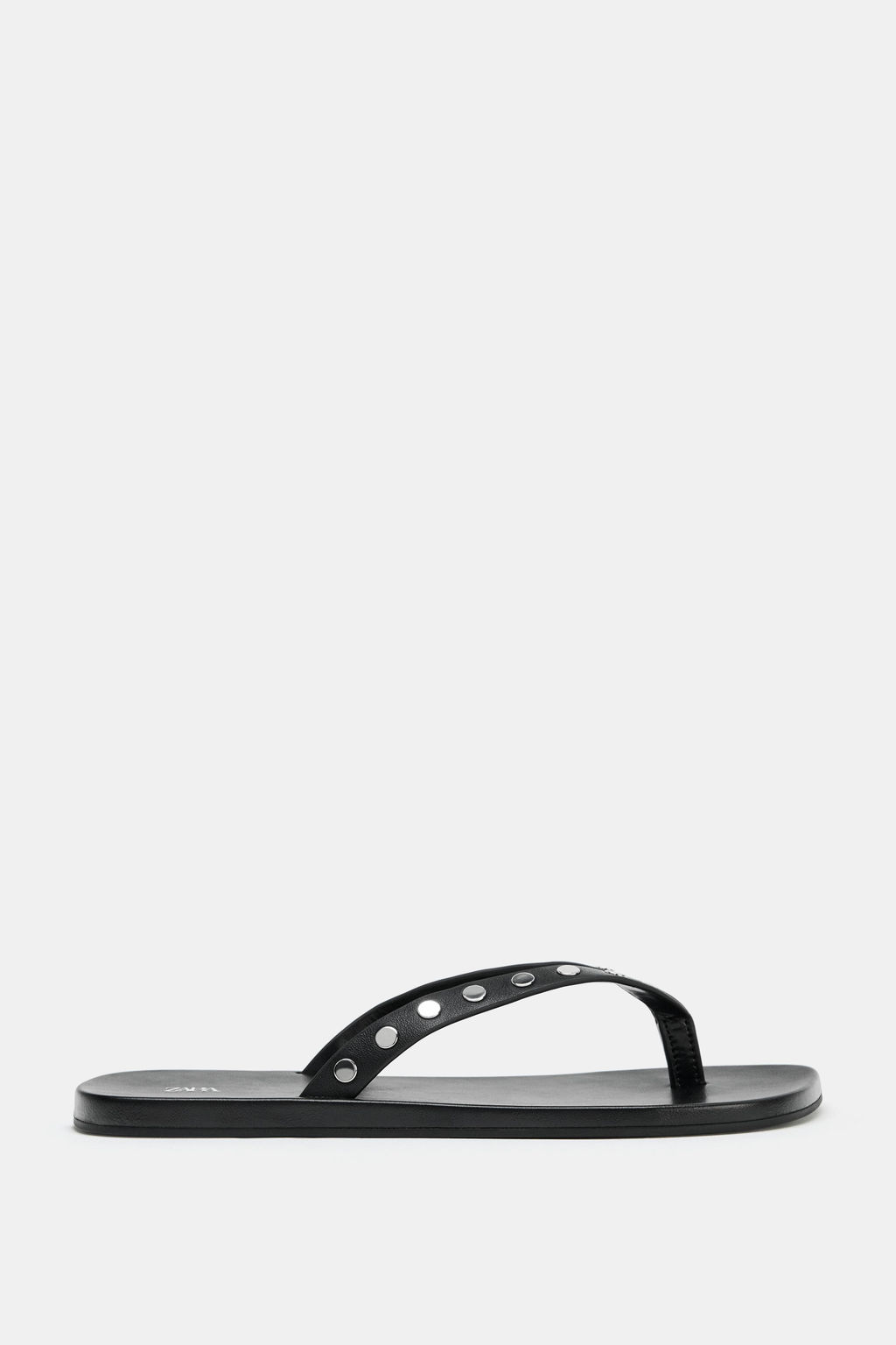 SANDALIA PIEL TACHAS / Negro - Zara фото 3