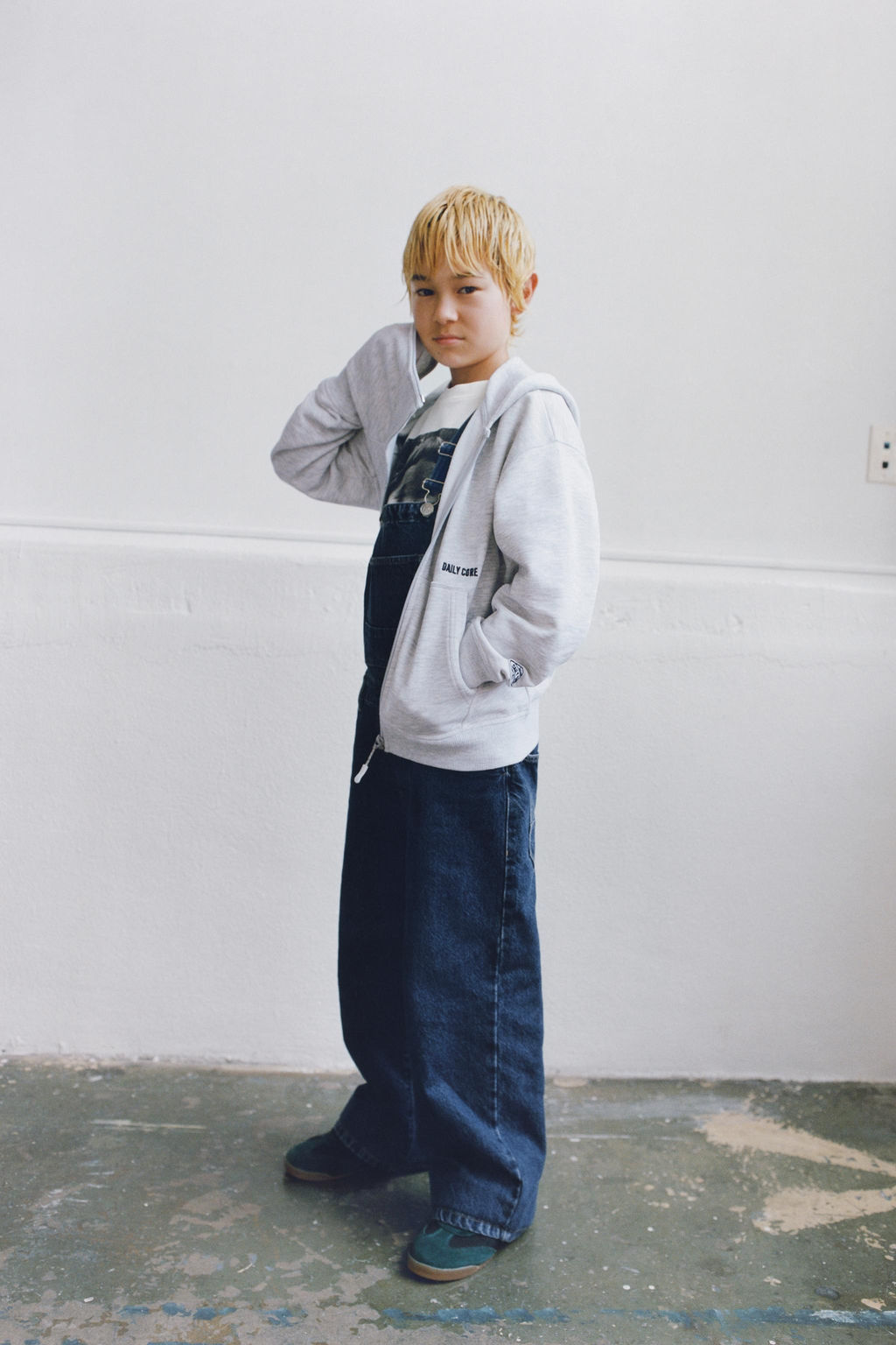 LABEL DENIM LONG DUNGAREES - Zara фото 5