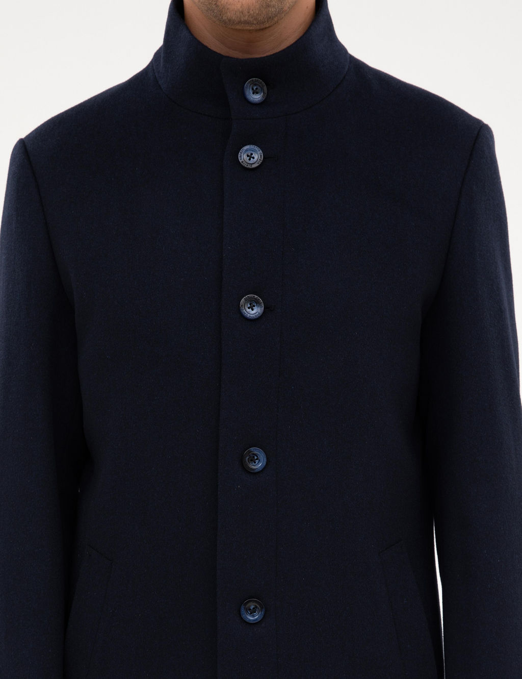Lacivert Slim Fit Palto - Pierre cardin фото 7
