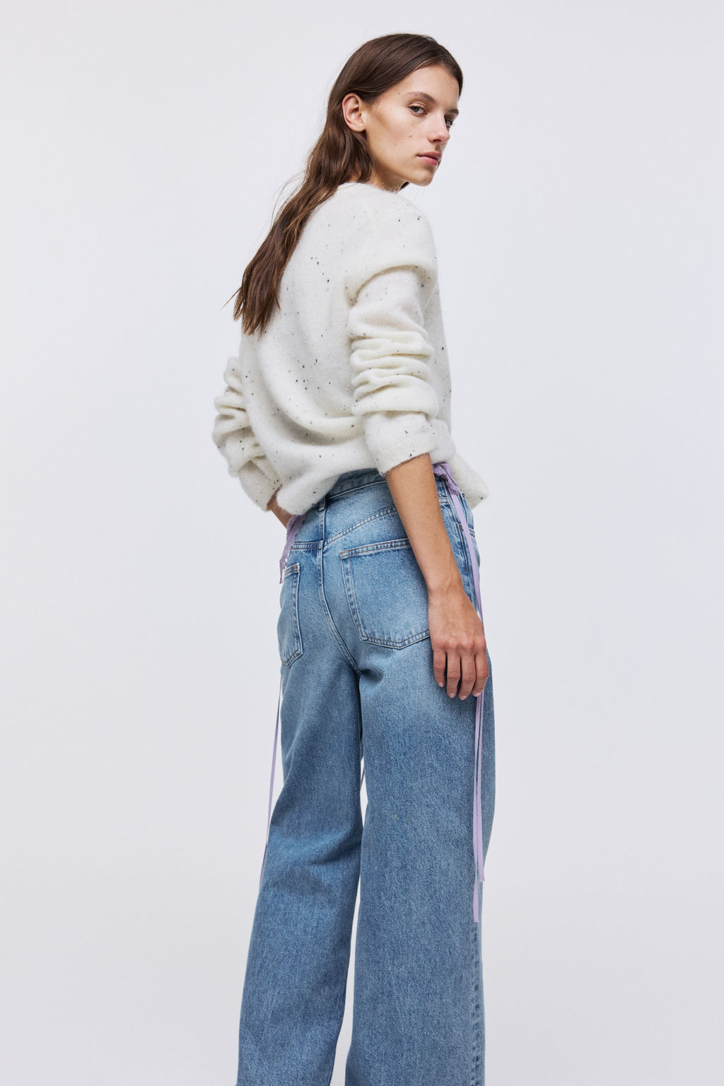 Bootcut High Jeans - H&m фото 4