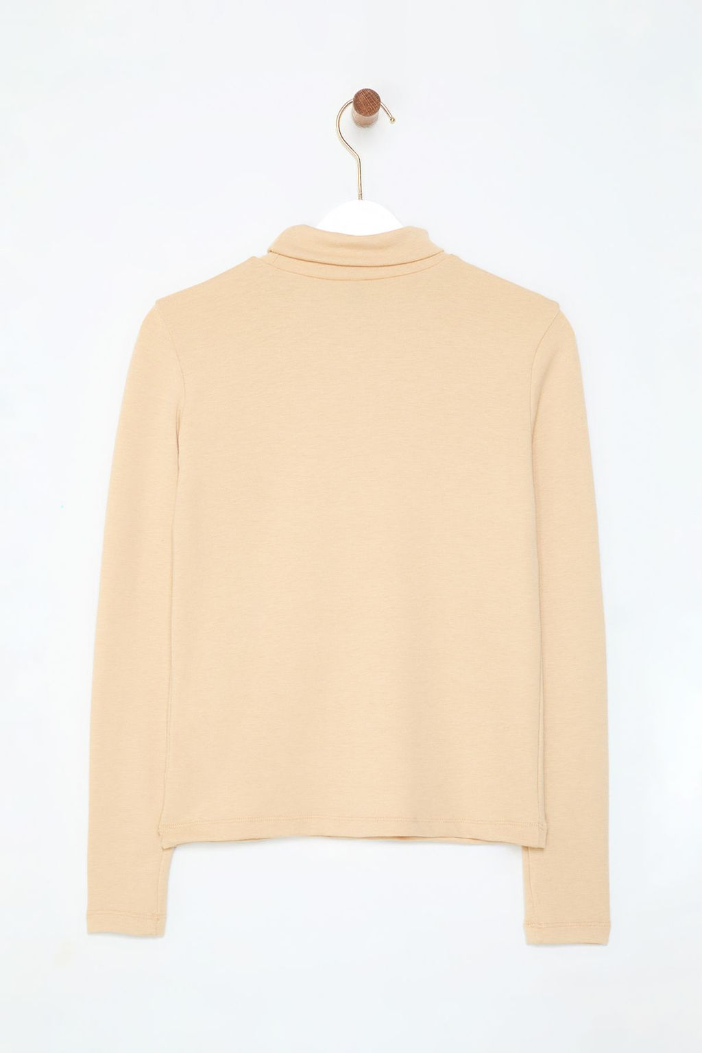 Trendyolmilla Bordo Premium Yumusak Kumasl? Bal?kc? Yaka Fitted/Vucuda Oturan Esnek Orme Bluz TWOAW24BZ00119 фото 13