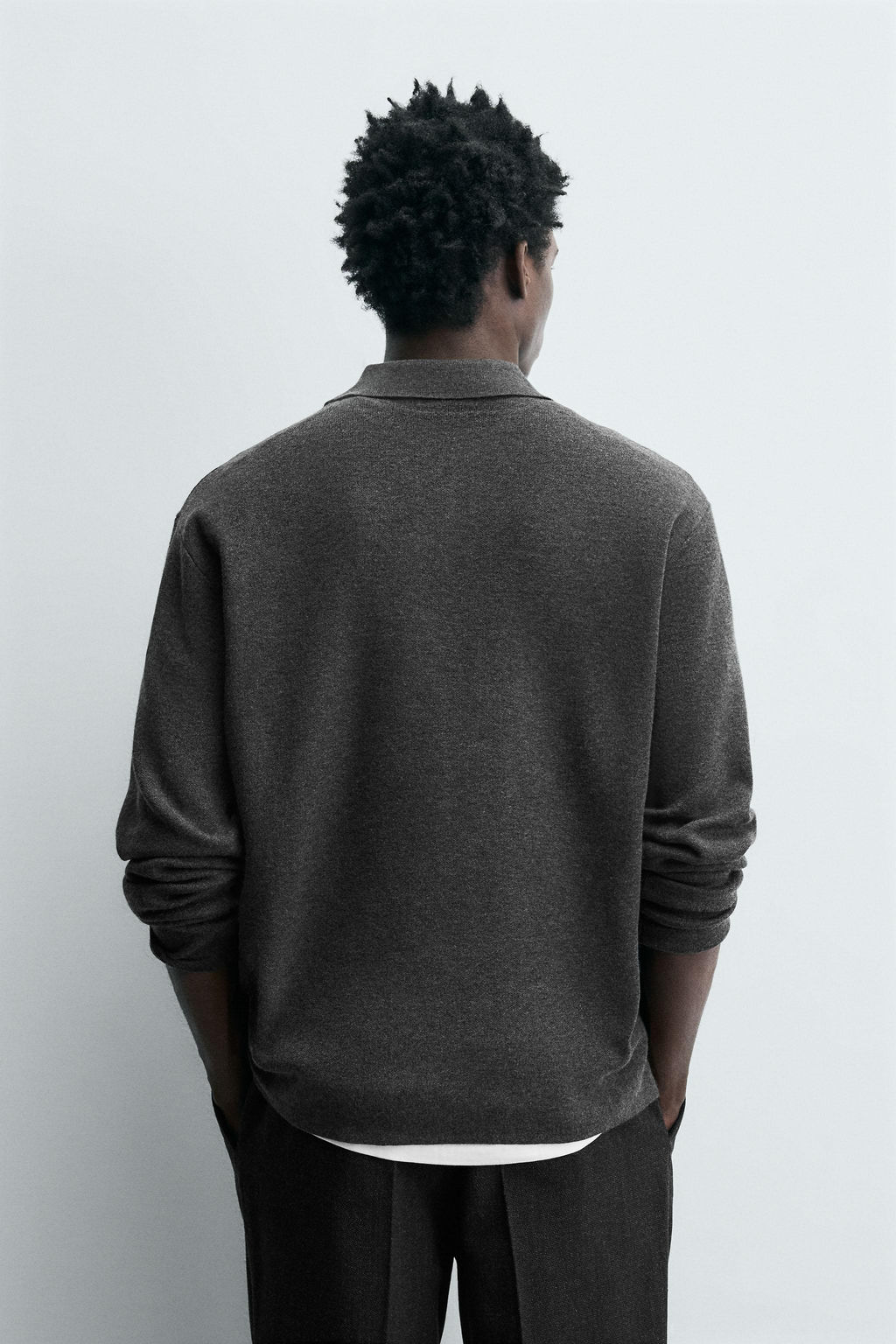 POLO PUNTO SOFT / Gris antracita - Zara фото 3