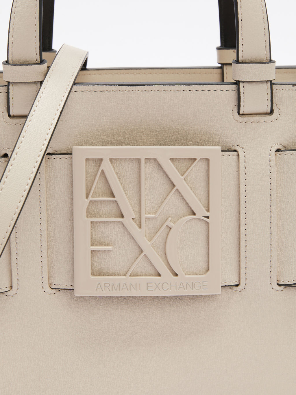 Женский тоут ARMANI EXCHANGE SUSY Артикул 4361378, серо-бежевый  фото 3