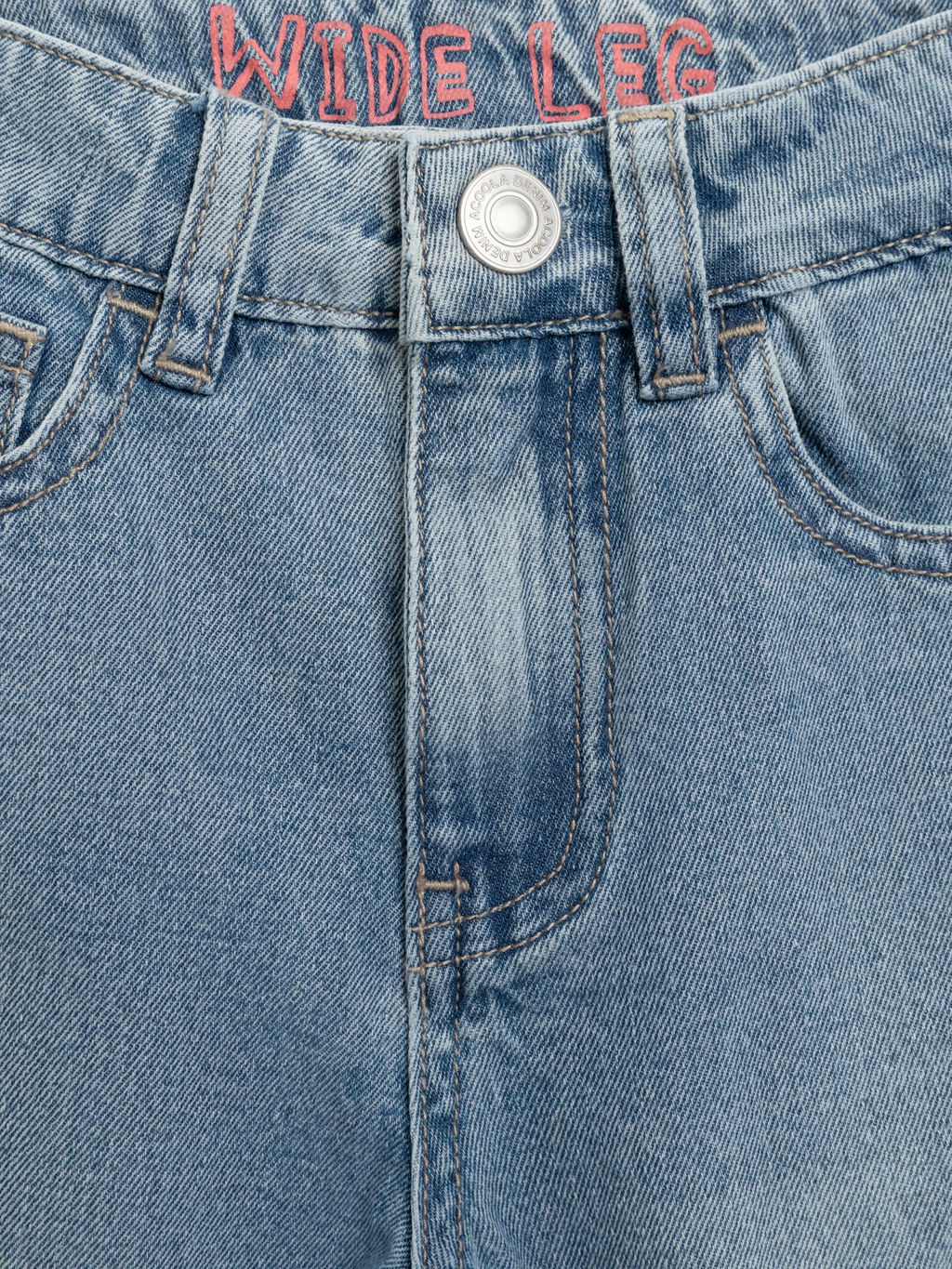 ACOOLA / Брюки джинсовые детские для девочек Como голубой  фото 4