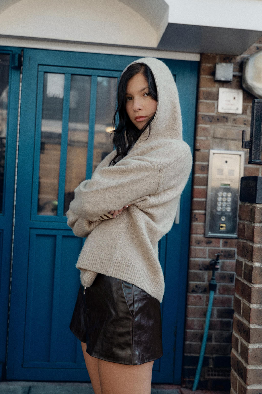 HOODED WOOL JACKET - Zara фото 10