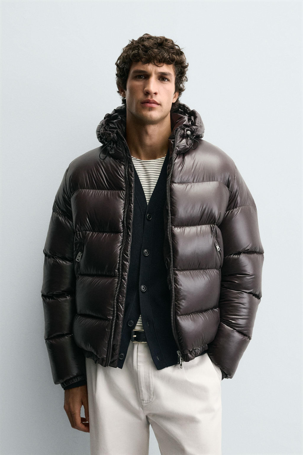 100% FEATHER WATER-REPELLENT DOWN JACKET - Zara фото 2