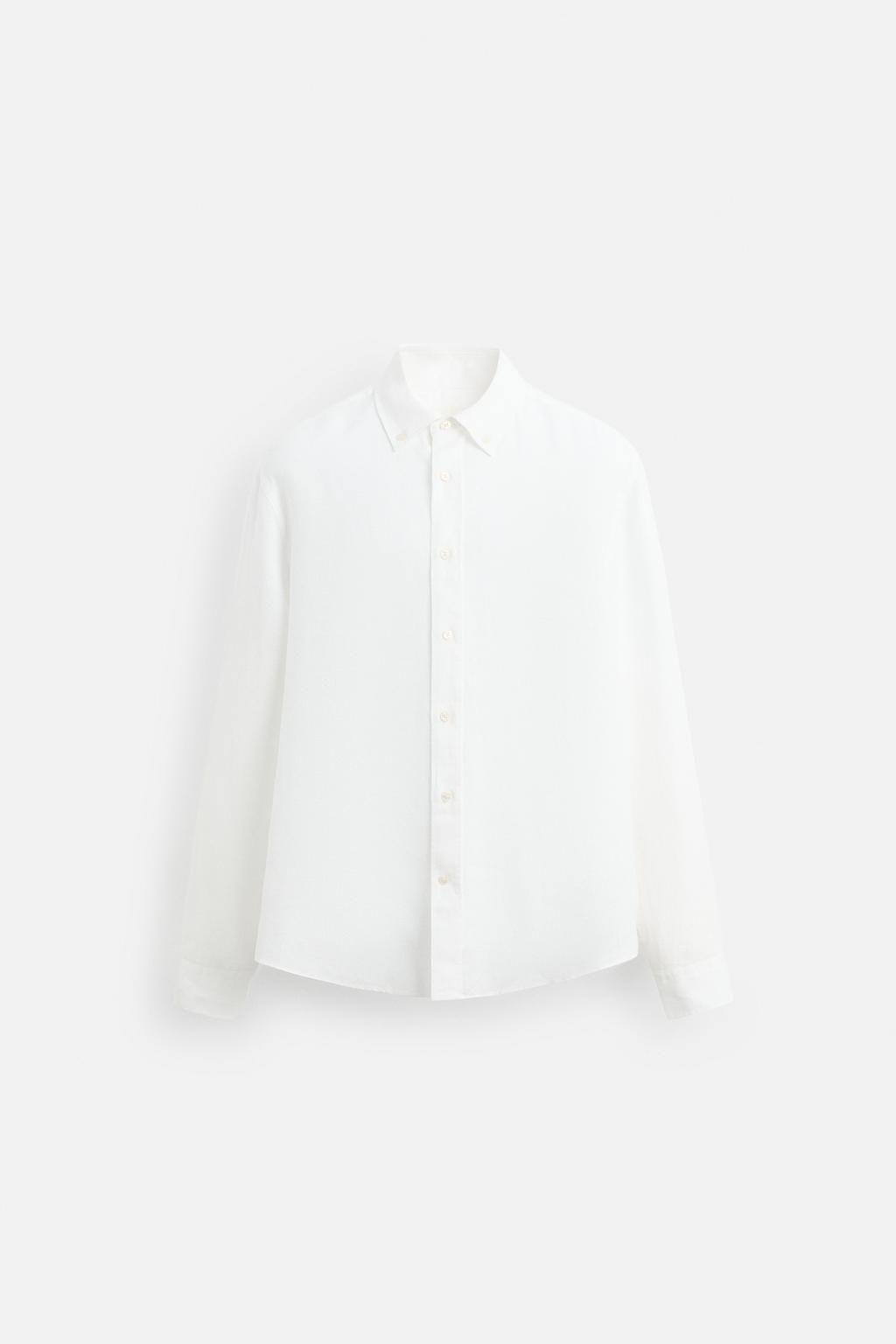 100% LINEN SHIRT - Zara фото 19