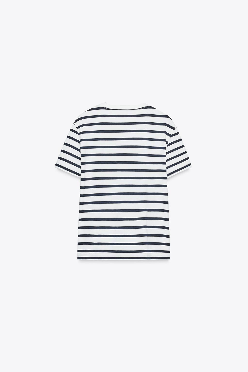 BASIC COTTON T-SHIRT - Zara фото 39