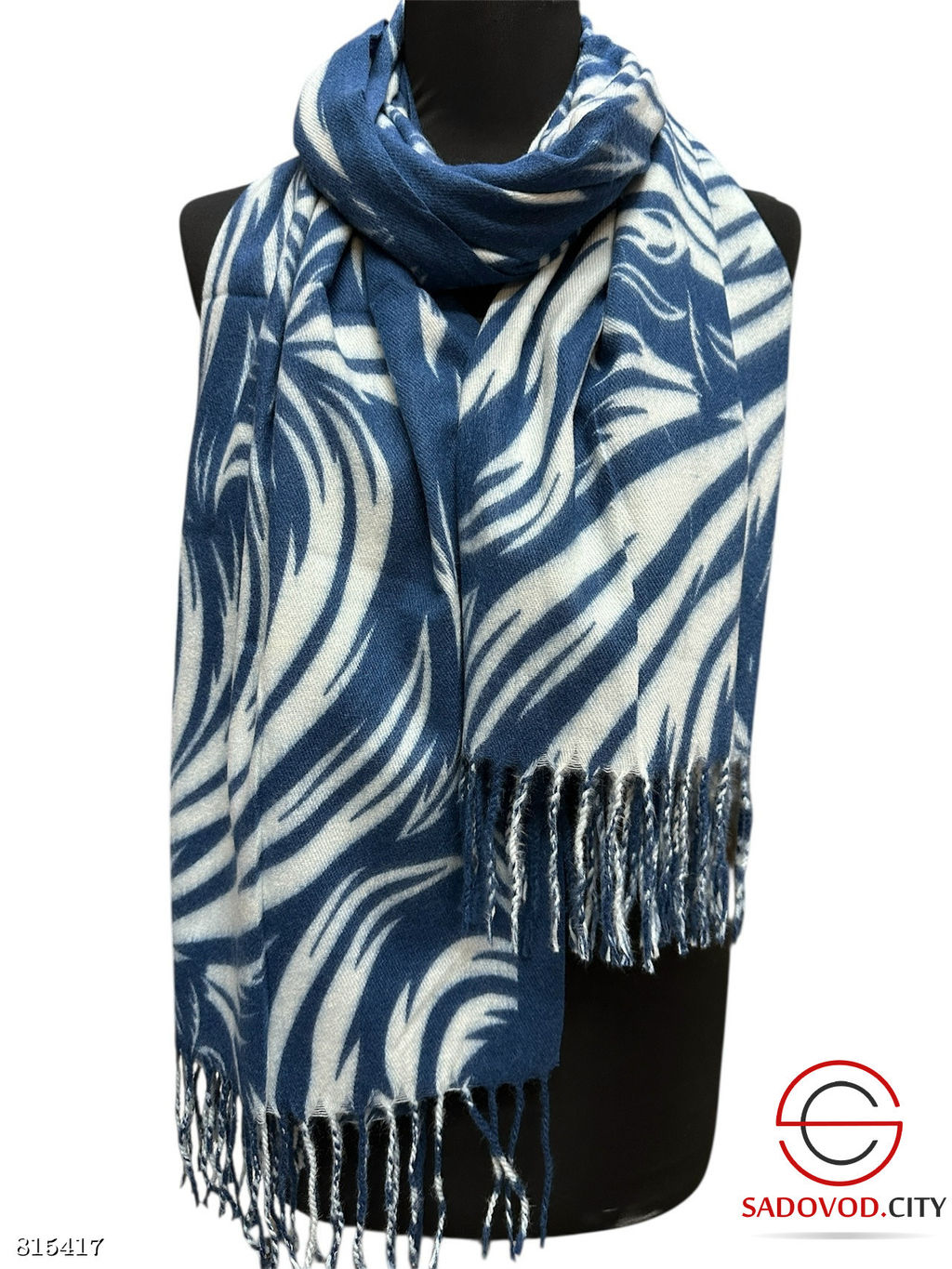 Палантин женский с принтом