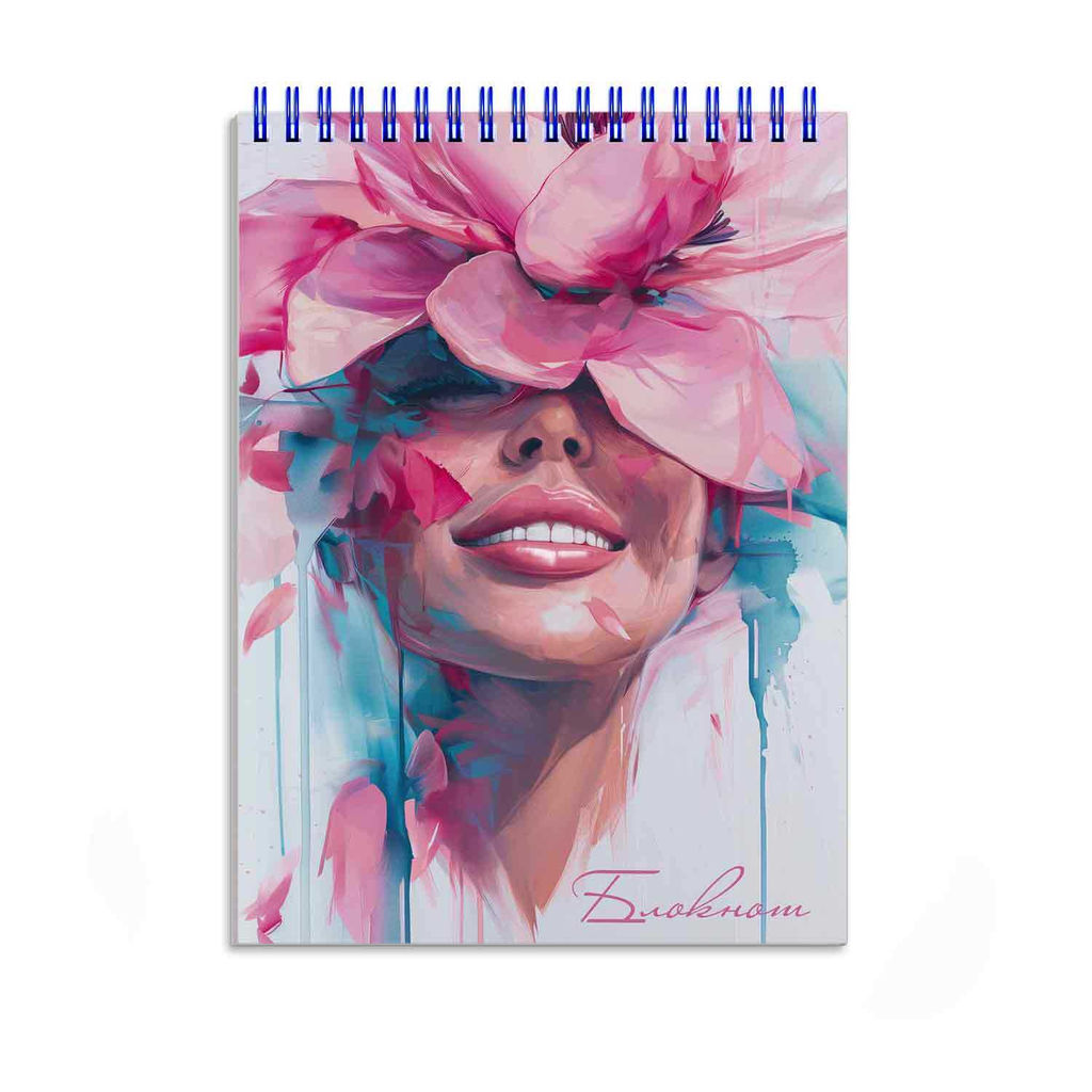 Цена за 3 шт. Блокнот арт. 69243 ДЕВУШКА-ЦВЕТОК