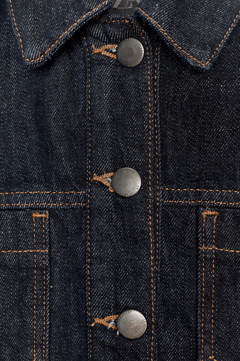 DENIM JACKET WITH POCKETS ZW COLLECTION - Zara фото 7