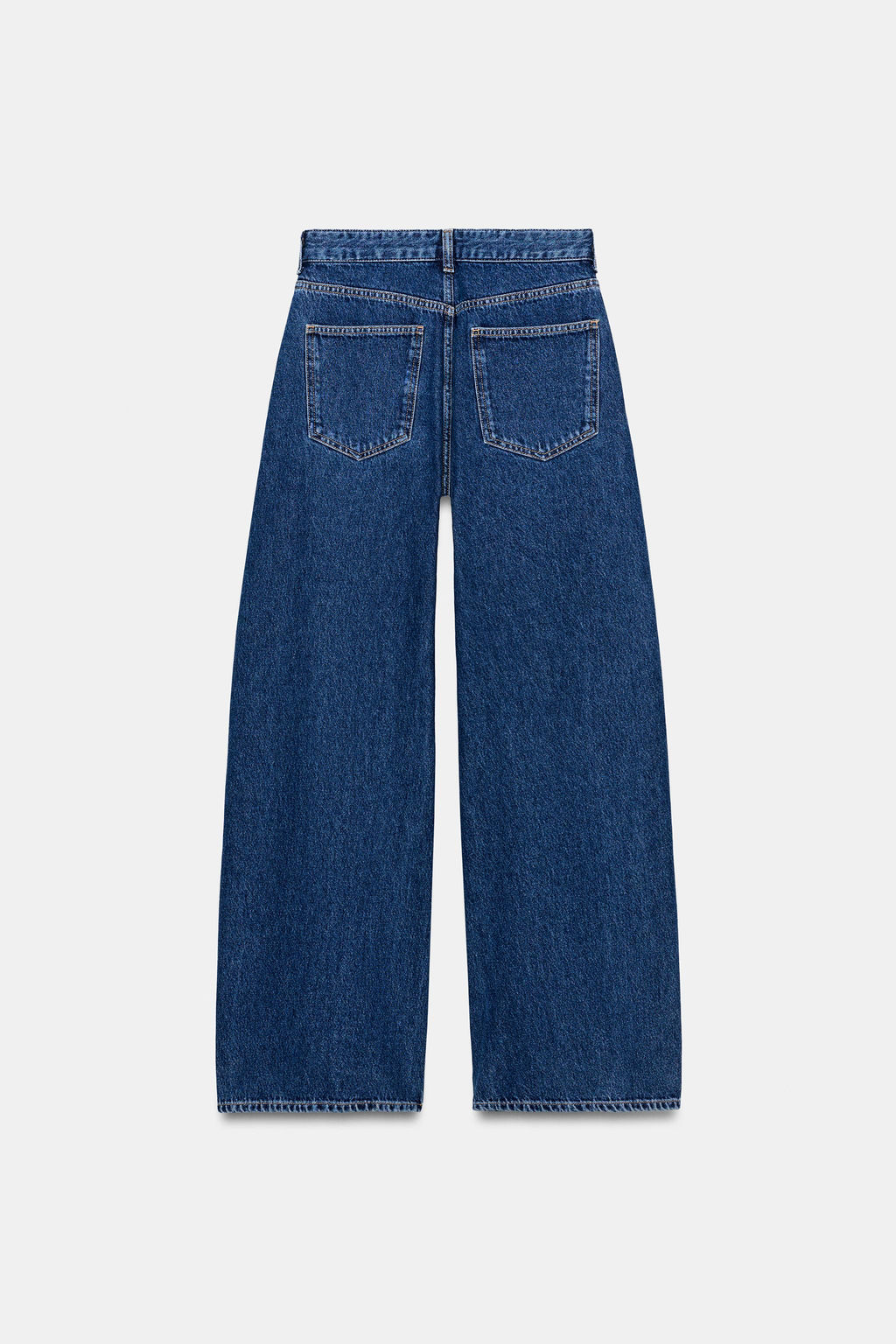 JEANS Z1975 LOOSE FIT TIRO ALTO CORCHETES / Azul medio - Zara фото 8