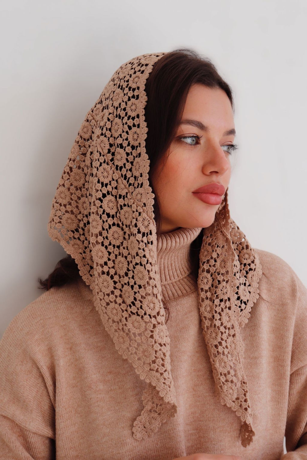 Martichelli Косынка бежевая  фото 11