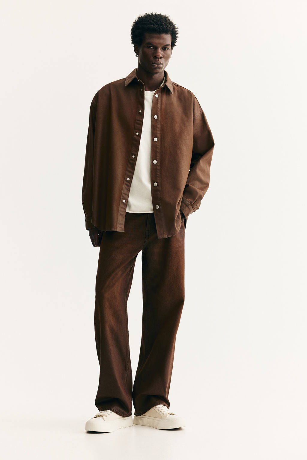 Camisa denim Oversized Fit - H&m фото 2