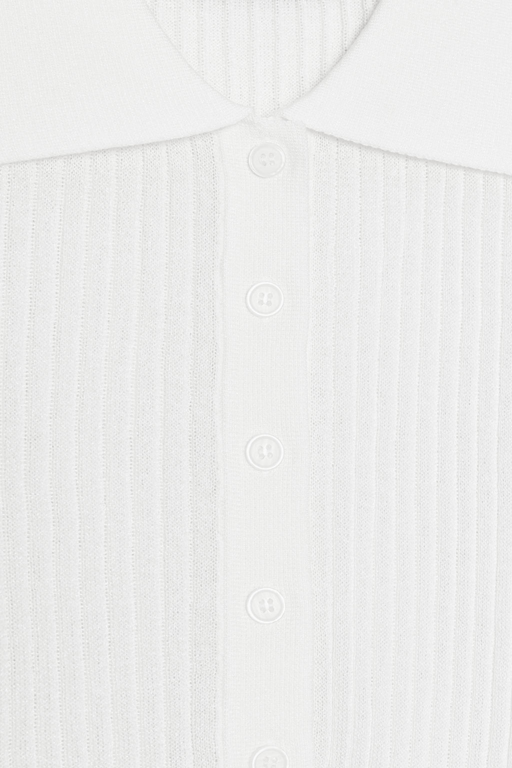 POLO PUNTO SEMITRANSPARENTE / Blanco - Zara фото 7