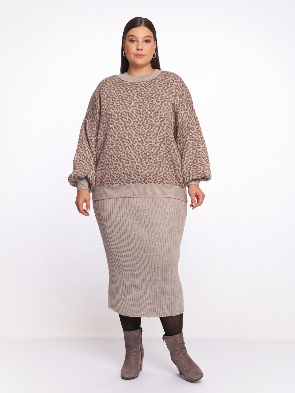 Юбка вязаная UB38266BRW19