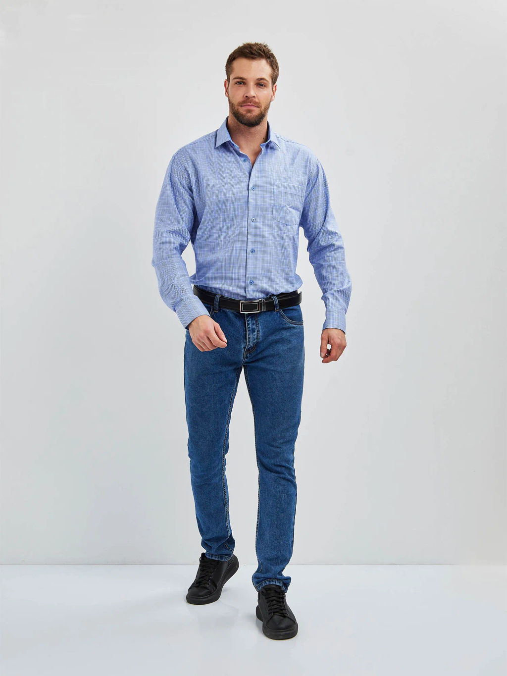 Сорочка мужская длинный рукав GREG 215/111/4561/1p фото 18