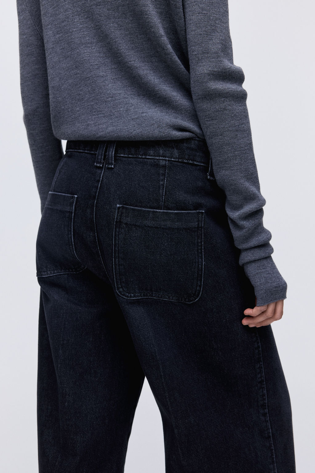 Super Wide High Jeans - H&m фото 5