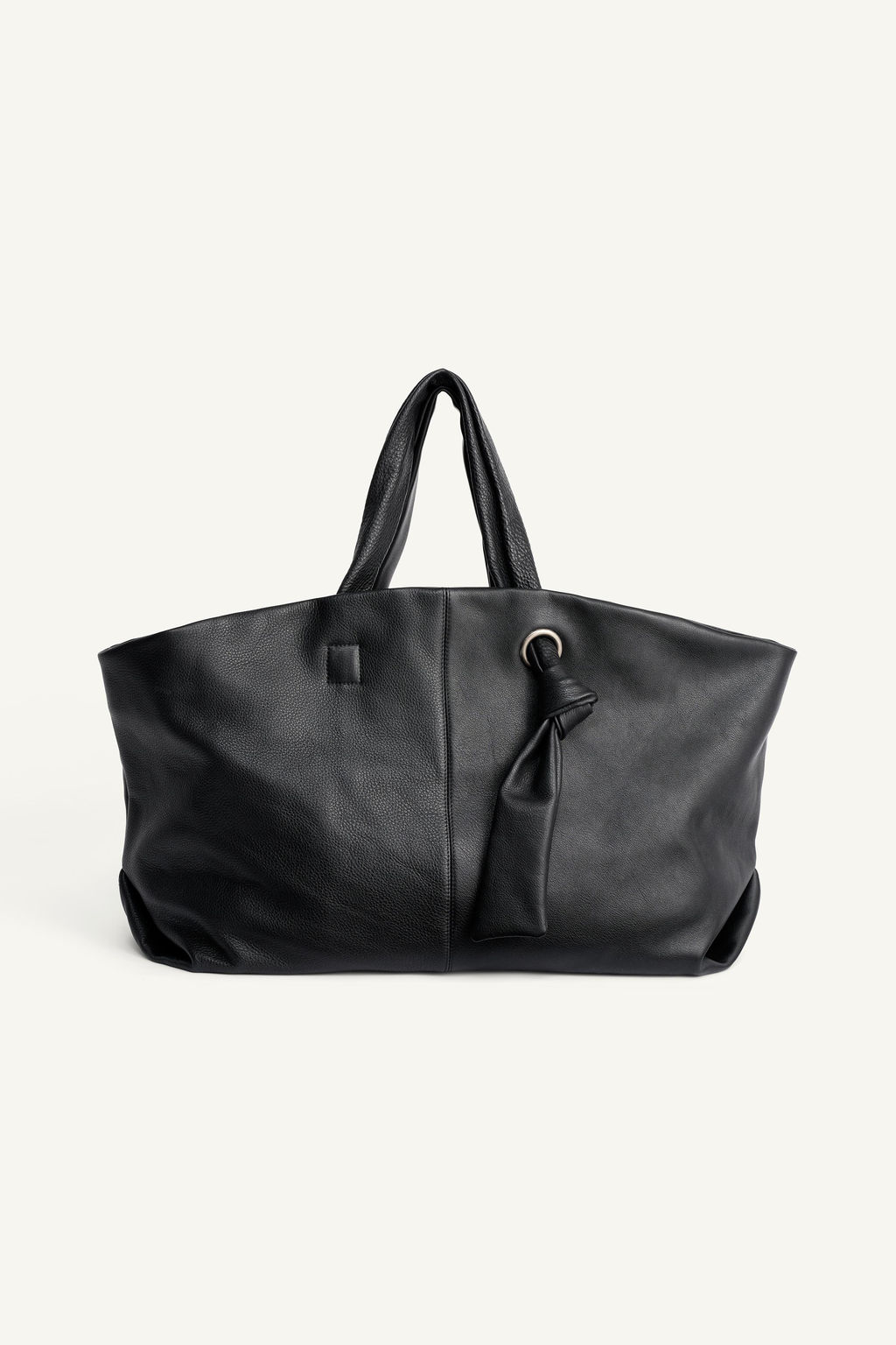 BOLSO SHOPPER PIEL / Negro - Zara фото 3