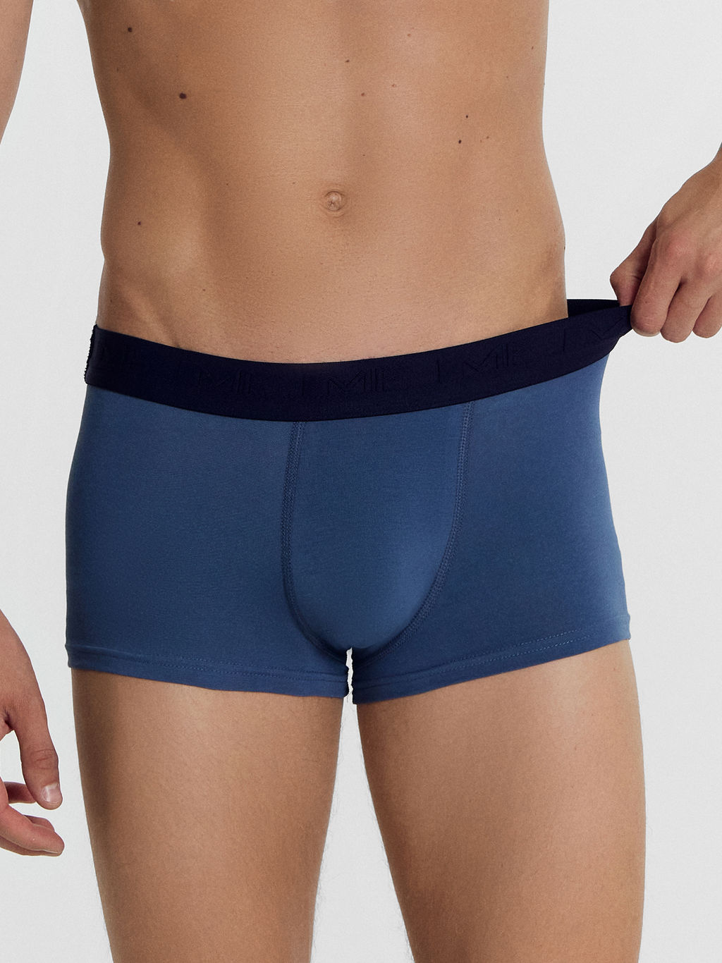 Трусы мужские боксеры мультипак (2 шт.) в сине-серых оттенках ночь +шторм5 411188-2 - Mark formelle фото 2