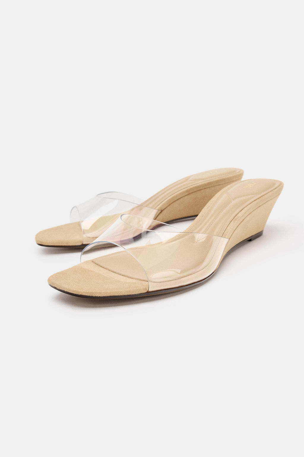 SANDALIA CU?A VINILO / Beige claro - Zara фото 3