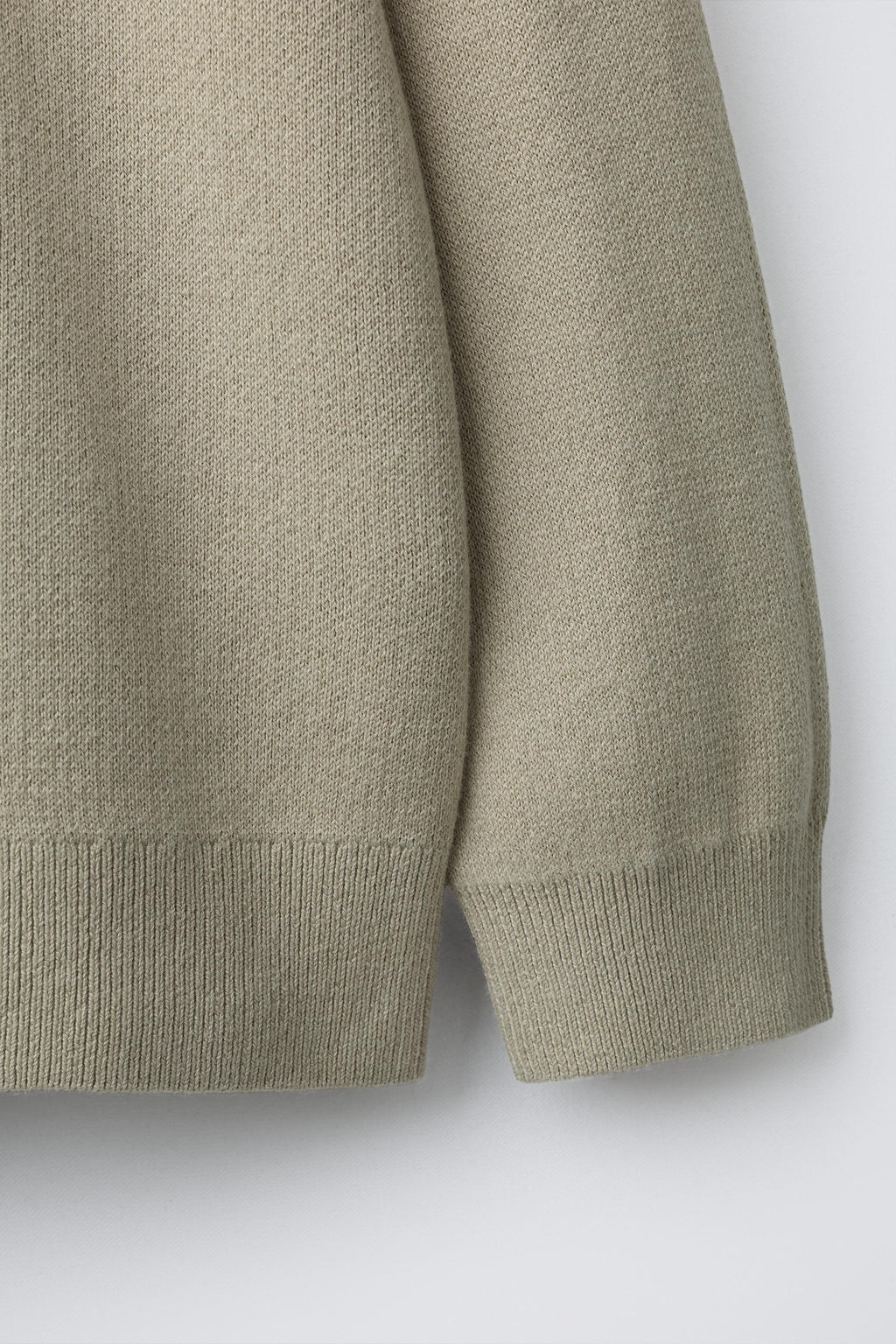 JERSEY PUNTO LISO / Khaki claro - Zara фото 4