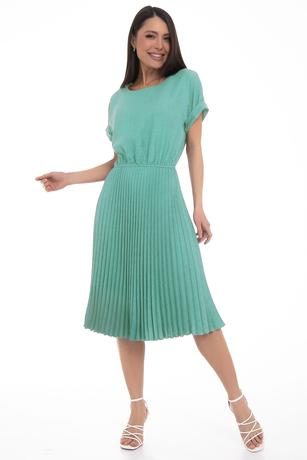 Платье Летнее (гофре, тиффани)