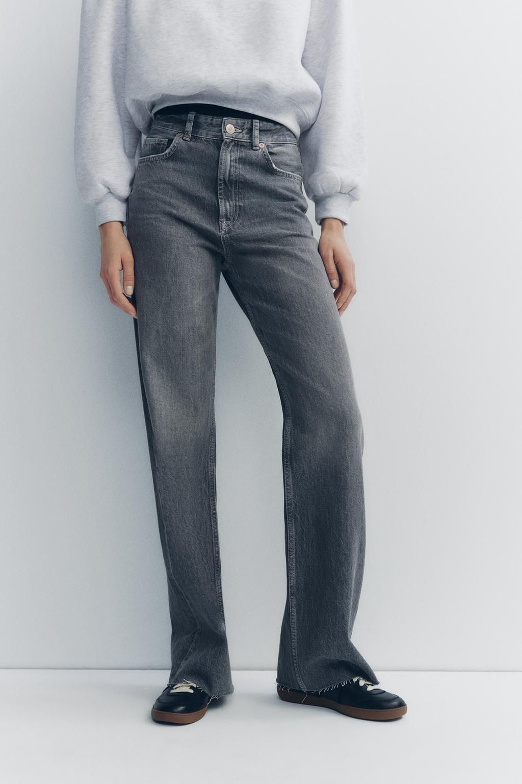 TRF WIDE-LEG HIGH-WAIST JEANS - Zara фото 2
