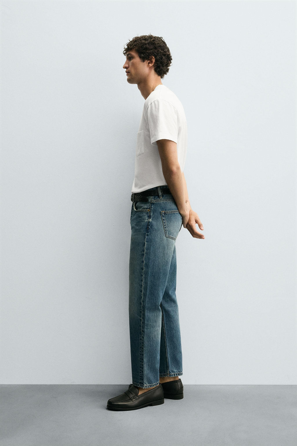 JEANS REGULAR FIT / Azul medio - Zara фото 4