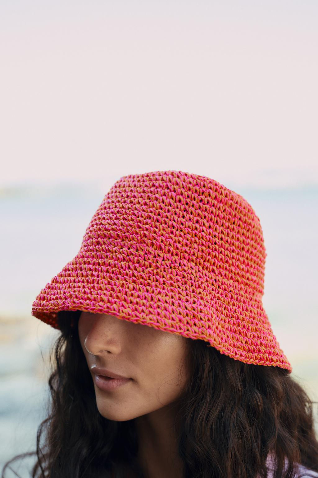 CONTRAST BUCKET HAT - Zara фото 2