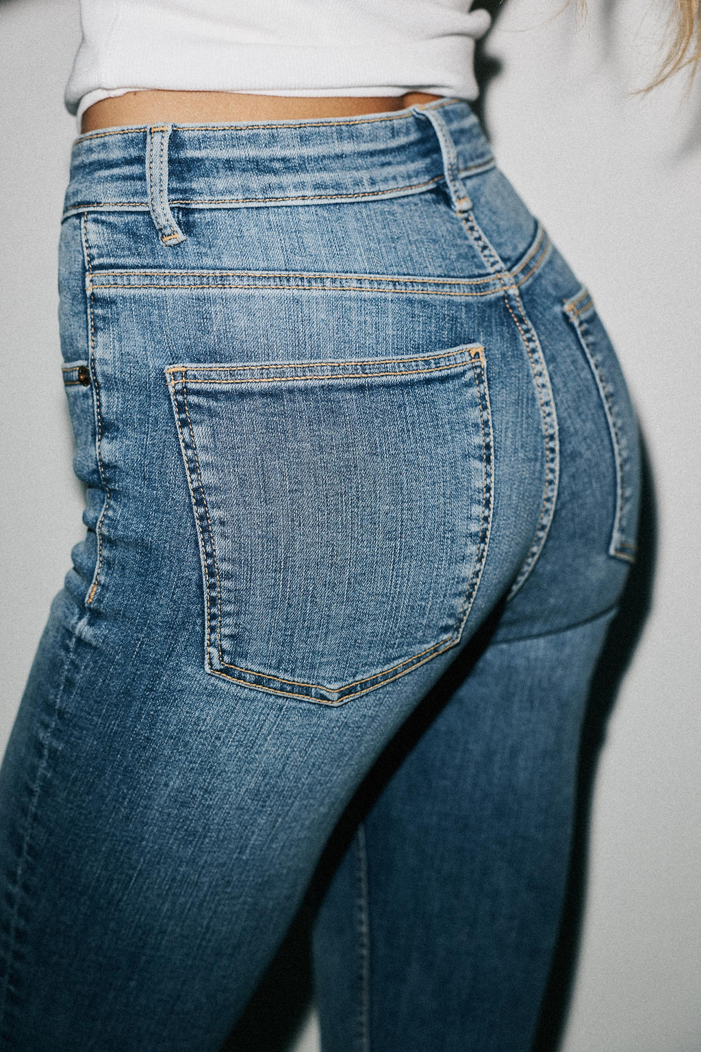 TRF HIGH-WAIST SKINNY JEANS - Zara фото 3