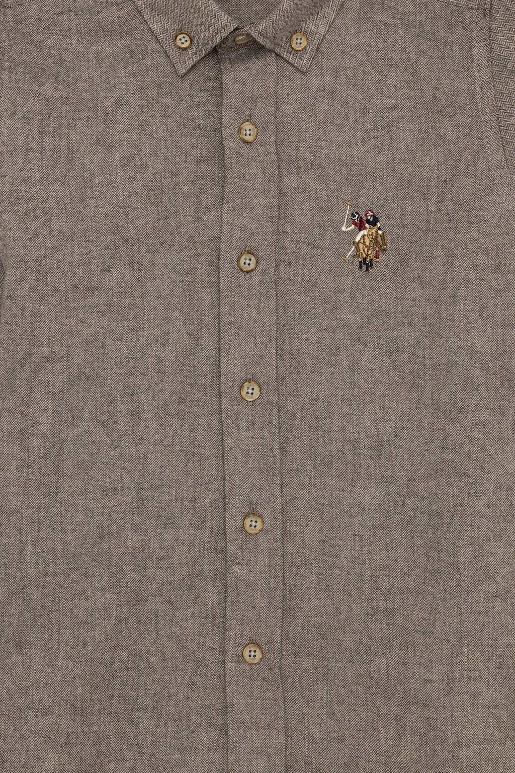 U. S. Polo Assn Рубашка Stone с длинным рукавом для мальчика - U.s. polo assn фото 3