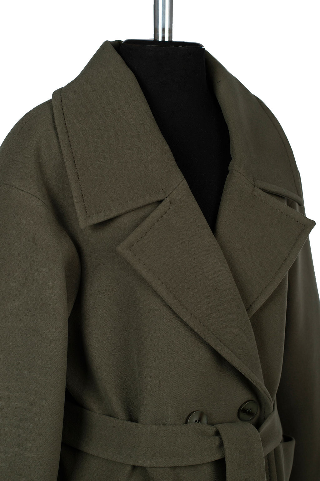 01-11895 Пальто женское демисезонное (пояс) - El podio фото 7