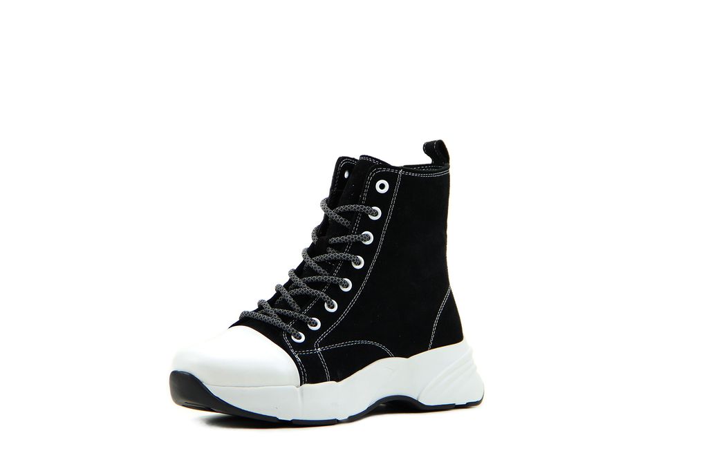 Ботинки EDART 215.2021. black/байка