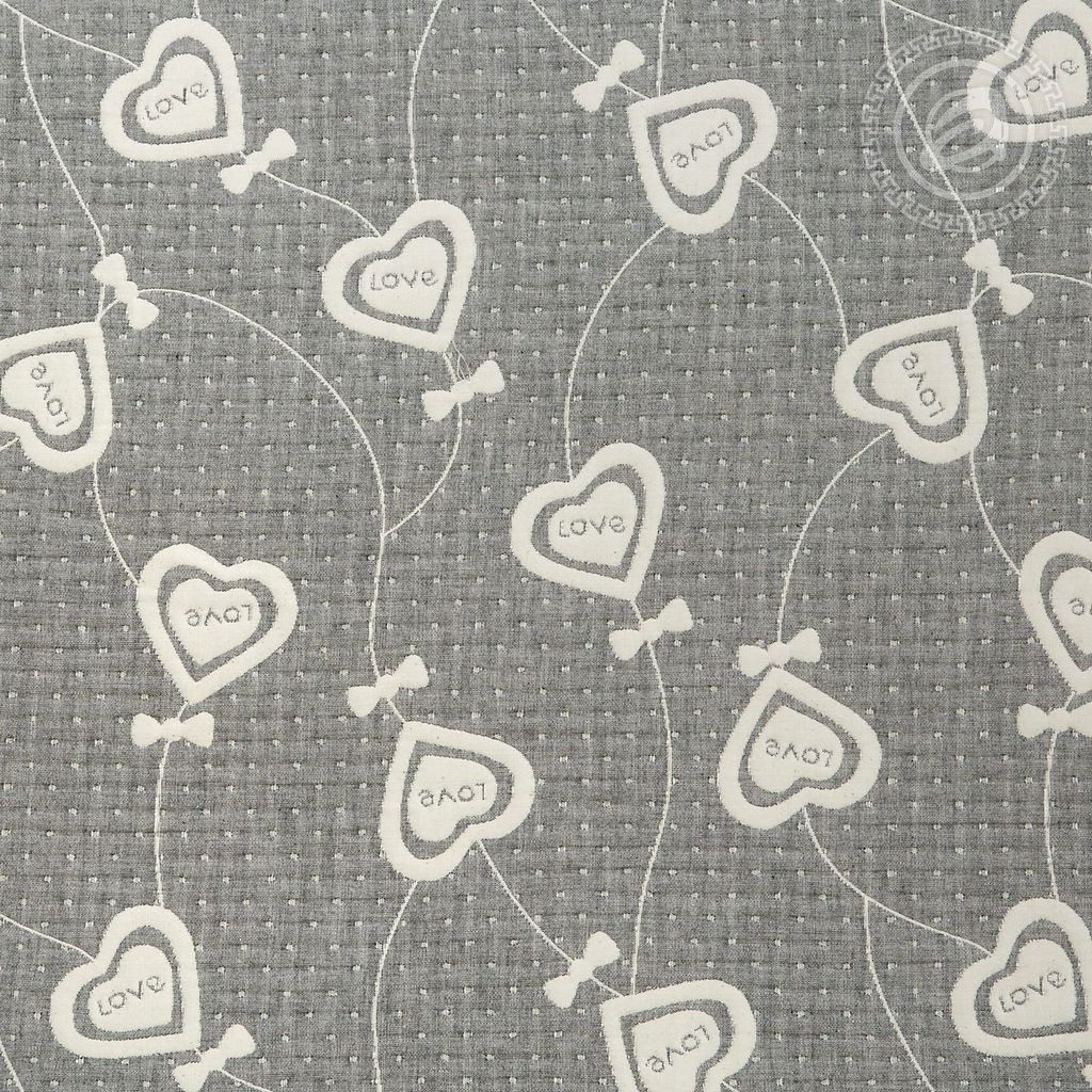 Лейла серая 180*235/1 шт. Жаккардовые (хлопок)